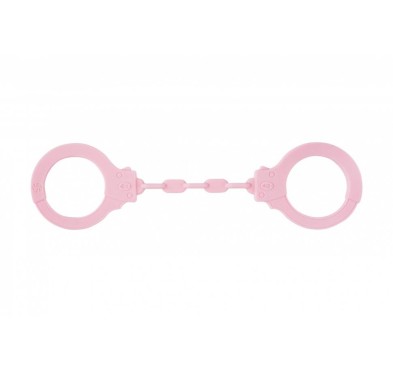 Kajdanki-Silicone Handcuffs Party Hard Suppression Pink